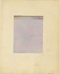 Retrato de perfil de un hombre sentado