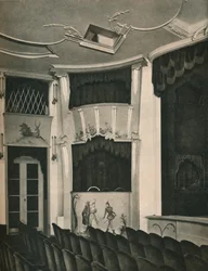 Proscenio y palcos en el Teatro Komodie, Berlín, c1926