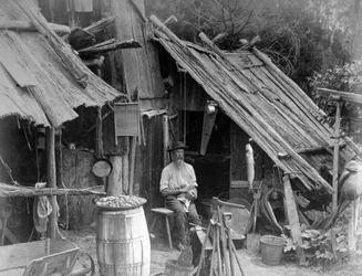 Buscador de oro, Gippsland, Victoria, Australia, 1886