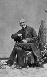 Prosper Merimee, autor, historiador y arqueólogo francés, 1861