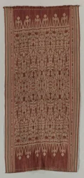 Manta ceremonial Pua, finales de 1800-principios de 1900