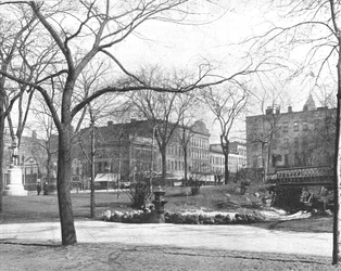 Plaza Pública, Cleveland, Ohio, EE.UU., c1900