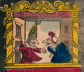 Punch y Judy, finales del siglo XVIII-principios del siglo XIX