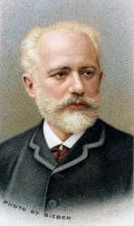 Pyotr Ilyich Tchaikovsky, compositor ruso del siglo XIX, 1912