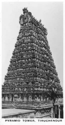 Torre Pirámide, Tiruchendur, Tamil Nadu, India, c1925