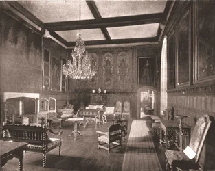 Habitación de la Reina Isabel en Penshurst Place, Kent, 1894