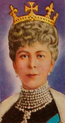 Reina María, consorte del Rey Jorge V, en su primera Apertura Estatal del Parlamento, 1911