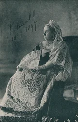 La Reina Victoria en el año de su Jubileo de Diamante, 1897