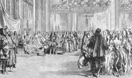 Baile de disfraces de restauración de la Reina Victoria en el Palacio de Buckingham, 6 de junio de 1845, 1901