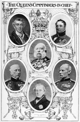 Comandantes en jefe de la reina Victoria, 1901