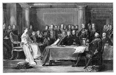 Primer consejo de la Reina Victoria, c1837
