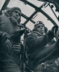 Piloto de bombardero de la RAF y segundo piloto, 1941