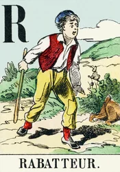 R: Batidor - El Alfabeto de la Caza, c.1890