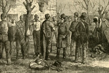 Radetsky después de la victoria en Novara 1849, 1890