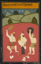 Ragini Desakh de Meghamalhar, c. 1770-1790