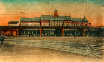 Estación de tren, Yokohama, siglo XX
