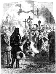 Recepción de Jacobo II en Dublín, 1689