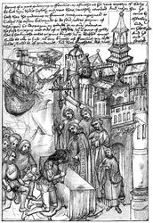Recepción de Richard de Beauchamp, Conde de Warwick, siglo XV