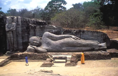 Buda Reclinado, Gal Vihare, Sri Lanka
