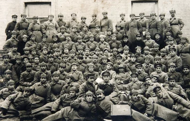 Soldados del Ejército Rojo de la 99ª División de Infantería, URSS, 1928
