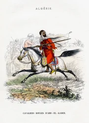 Jinetes rojos de Abd-el-Kader, Argelia