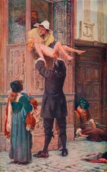 Reducido por la peste, Londres, 1665
