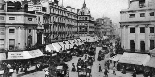 Regent Circus Oxford Circus, Londres, 1880s, 1926-1927