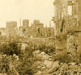 Catedral de Reims, Reims, norte de Francia, c1914-c1918