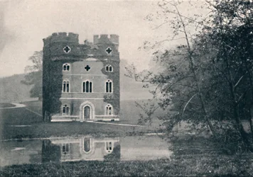 Restos del Palacio de Wolsey, Esher, 1903