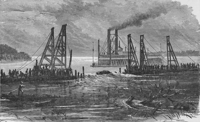 Eliminando Obstáculos por Dragado, 1883