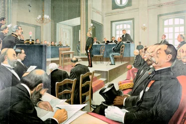 Revisión del juicio de Albert Dreyfus, Rennes, Francia, 1899