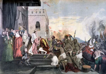 Regreso de Cristóbal Colón, 1892