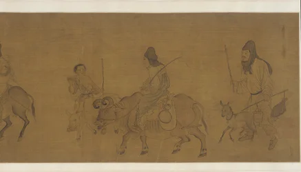 Regreso a casa después de la cosecha, posiblemente dinastía Ming, siglo XVII