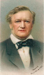 Richard Wagner 1813-1883, compositor, director y ensayista alemán, 1911