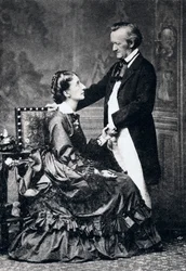 Richard y Cosima Wagner, finales del siglo XIX