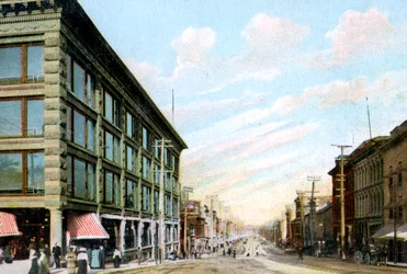 Calle Rideau, Ottawa, Canadá, c. 1900s