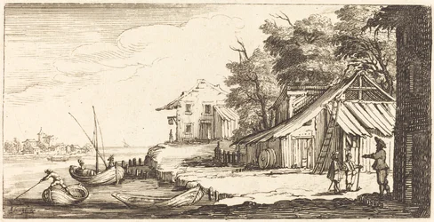 Orilla del río, 1635 o después
