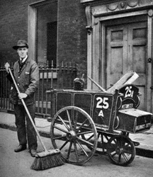 Barrendero, Londres, 1926-1927