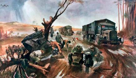 Camino al frente, superior organización alemana, 1941