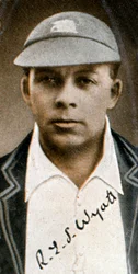 Robert Elliot Storey Wyatt, Quiet Wyatt, jugador de críquet, 1935