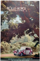 Anuncio de coche Rolls-Royce, 1937