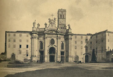 Roma - Basílica de la Santa Cruz de Jerusalén, 1910