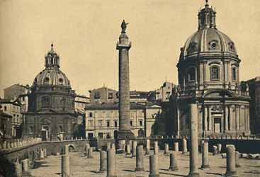 Roma - Columna de Trajano, 1910