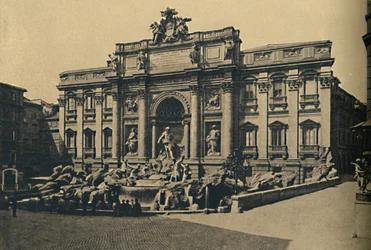 Roma - Fuente de Trevi, 1910
