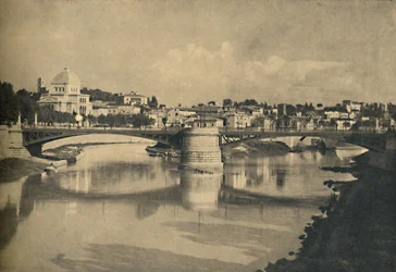 Roma - Ponte Garibaldi, 1910
