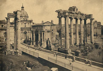 Roma - Foro Romano, 1910