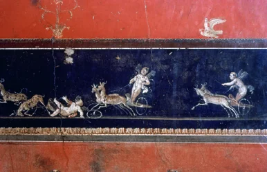 Mural romano, Casa de los Vettii, Pompeya, Italia