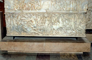 Sarcófago romano con la leyenda de Selene y Endimión, 230-235 d.C.