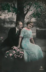 Postal romántica