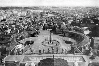Roma vista desde la cúpula de San Pedro